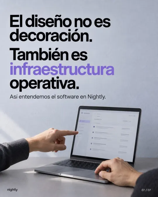 Design isn’t decoration. It’s also operational infrastructure. That’s how we see software at Nightly.