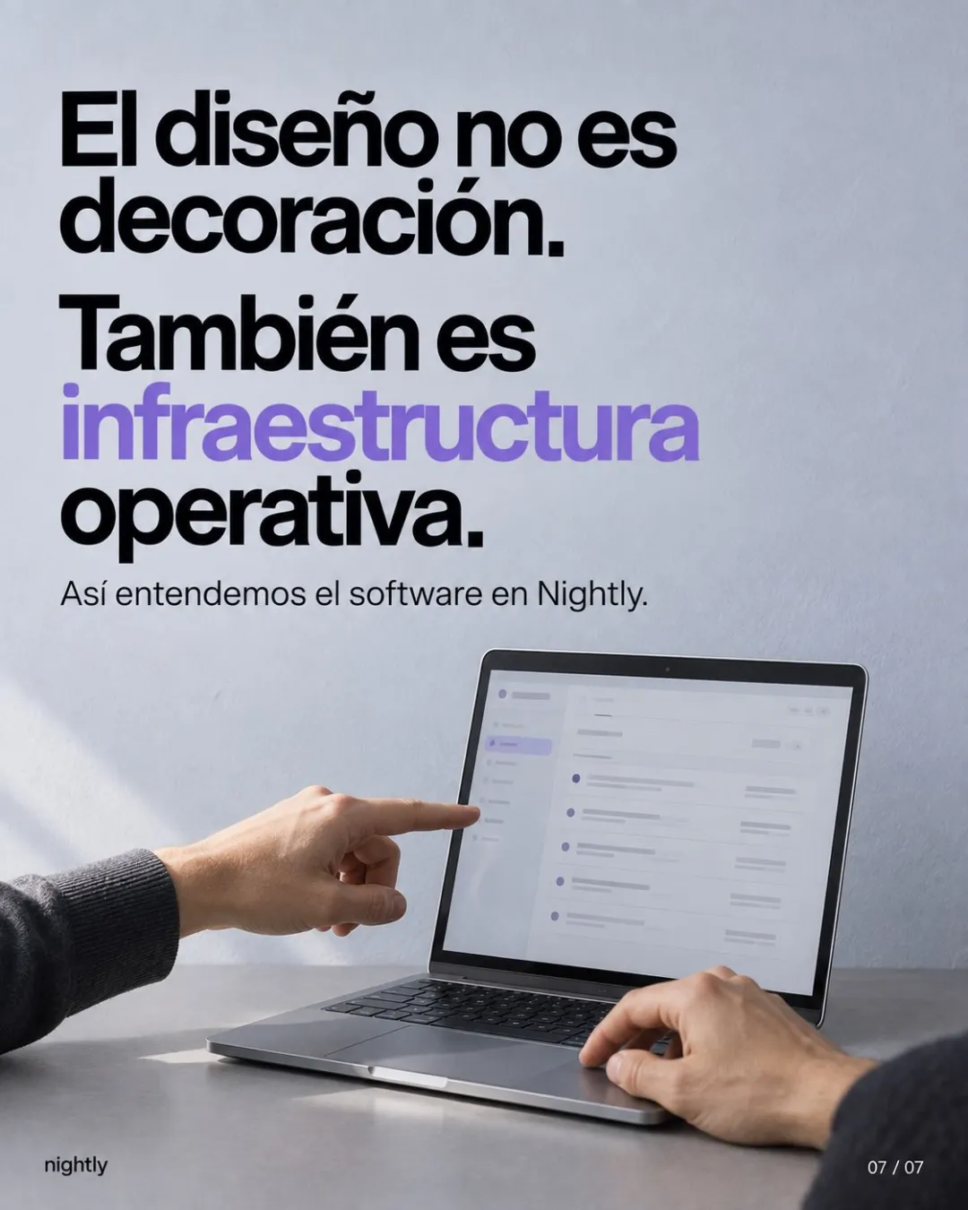Design isn’t decoration. It’s also operational infrastructure. That’s how we see software at Nightly.