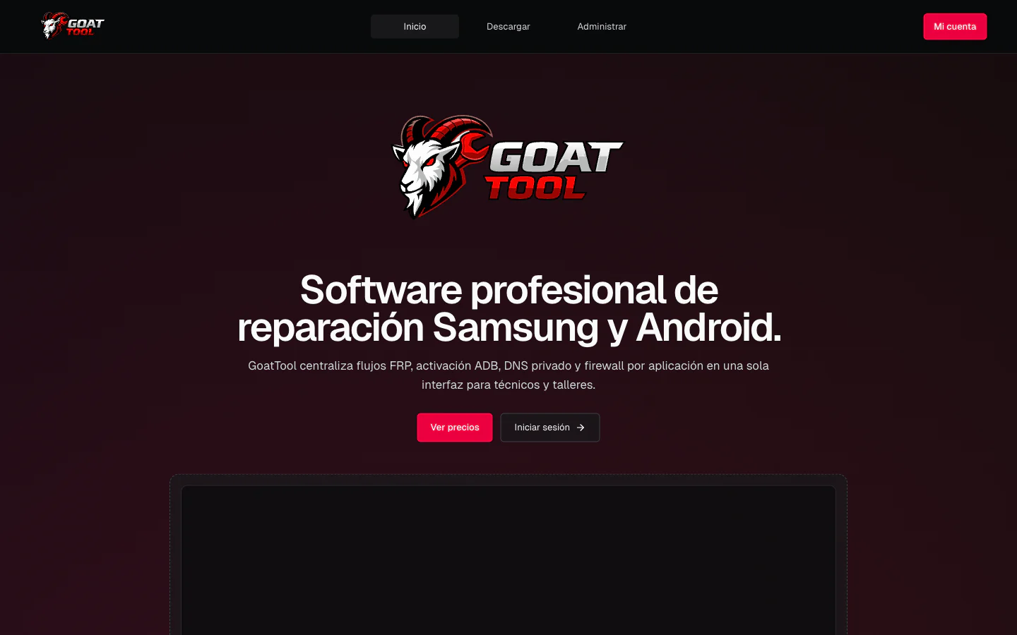 Product website for downloading and buying licenses