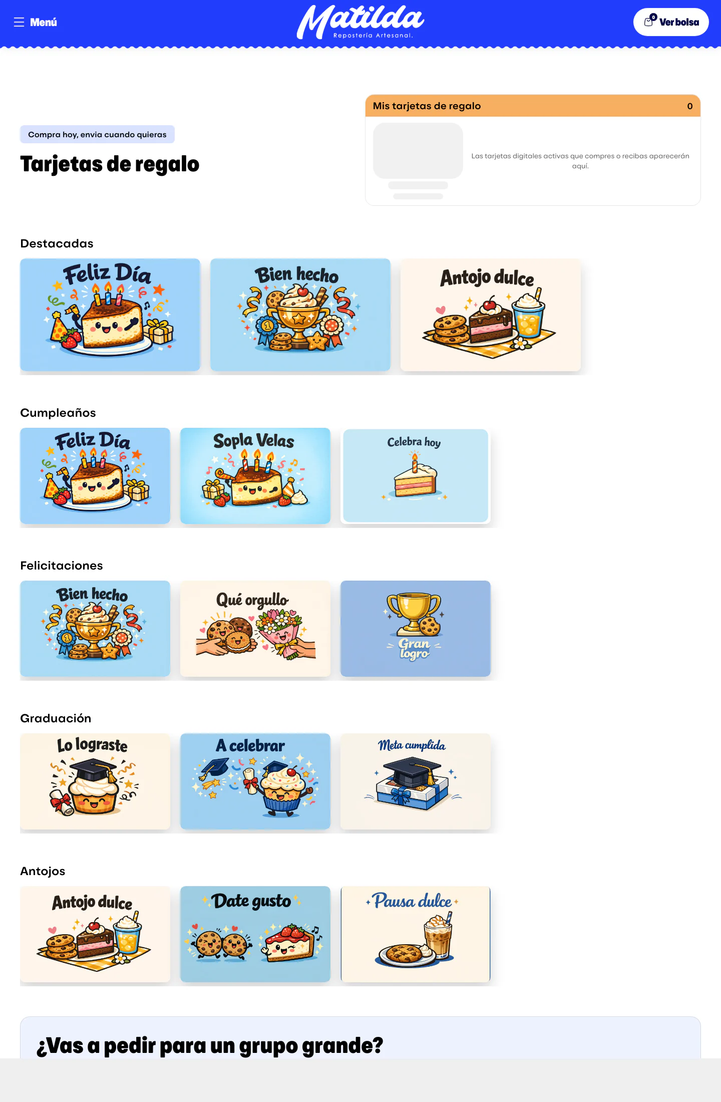 Digital gift cards for special occasions