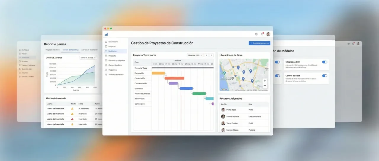 Custom software: Your operation on one secure platform for sales, customers and administration.